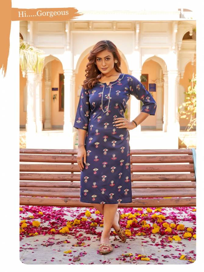 Viha By Rung Casual Printed Kurtis Wholesale Clothing Suppliers In India
